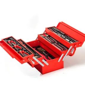 118pc Chrome Vanadium Tool Kit Cantilever Box - Bullet