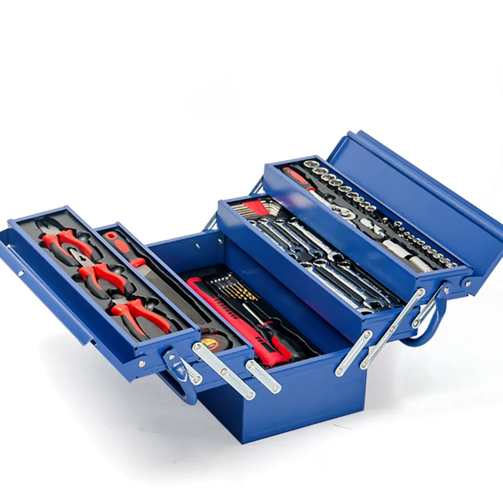 118pc Chrome Vanadium Tool Kit w/ Cordless Screwdriver - Bullet