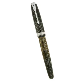 1946 PARKER VACUMATIC SILVER PEARL MAJOR FOUNTAIN PEN RESTORED