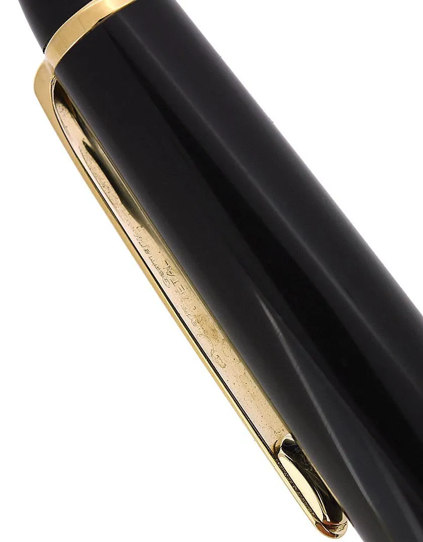 2004 MONTBLANC MEISTERSTUCK N°145 GOLD TRIM CLASSIQUE MEDIUM NIB FOUNTAIN PEN MINT