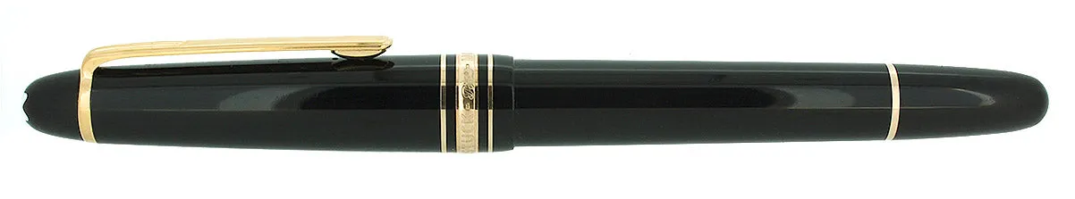 2004 MONTBLANC MEISTERSTUCK N°145 GOLD TRIM CLASSIQUE MEDIUM NIB FOUNTAIN PEN MINT