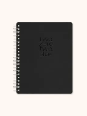 2025 Midnight Black Baxter Planner