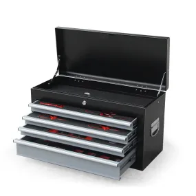 478 Pc Tool Chest Kit, Powder-Coated Steel, 4 Drawers - Bullet