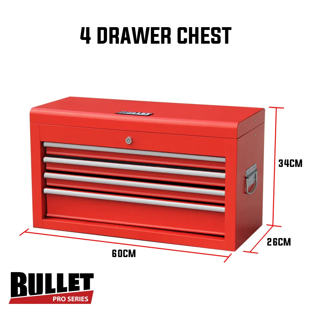 478-Piece High-Quality Tool Kit Chest, 4 Drawers - Bullet