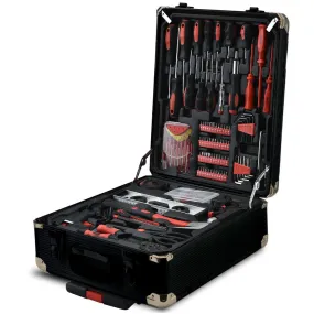 925-Piece Chrome Vanadium Tool Box on Wheels - Bullet