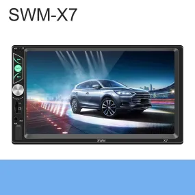 Akaddy SWM X7 -  7 inch Touch Screen Car  FM Stereo MP5 Player BT USB AUX RCA (w/camera function)