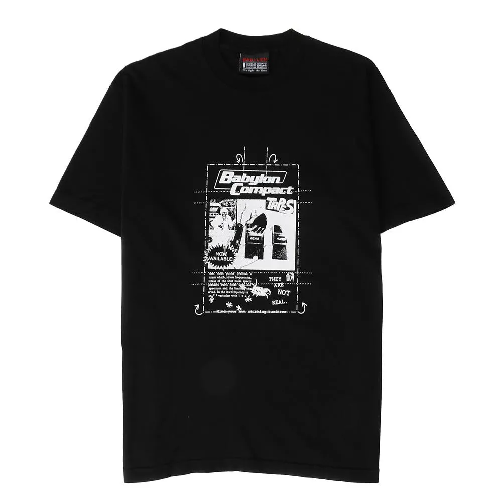 Babylon Compact Tapes T-shirt / Black