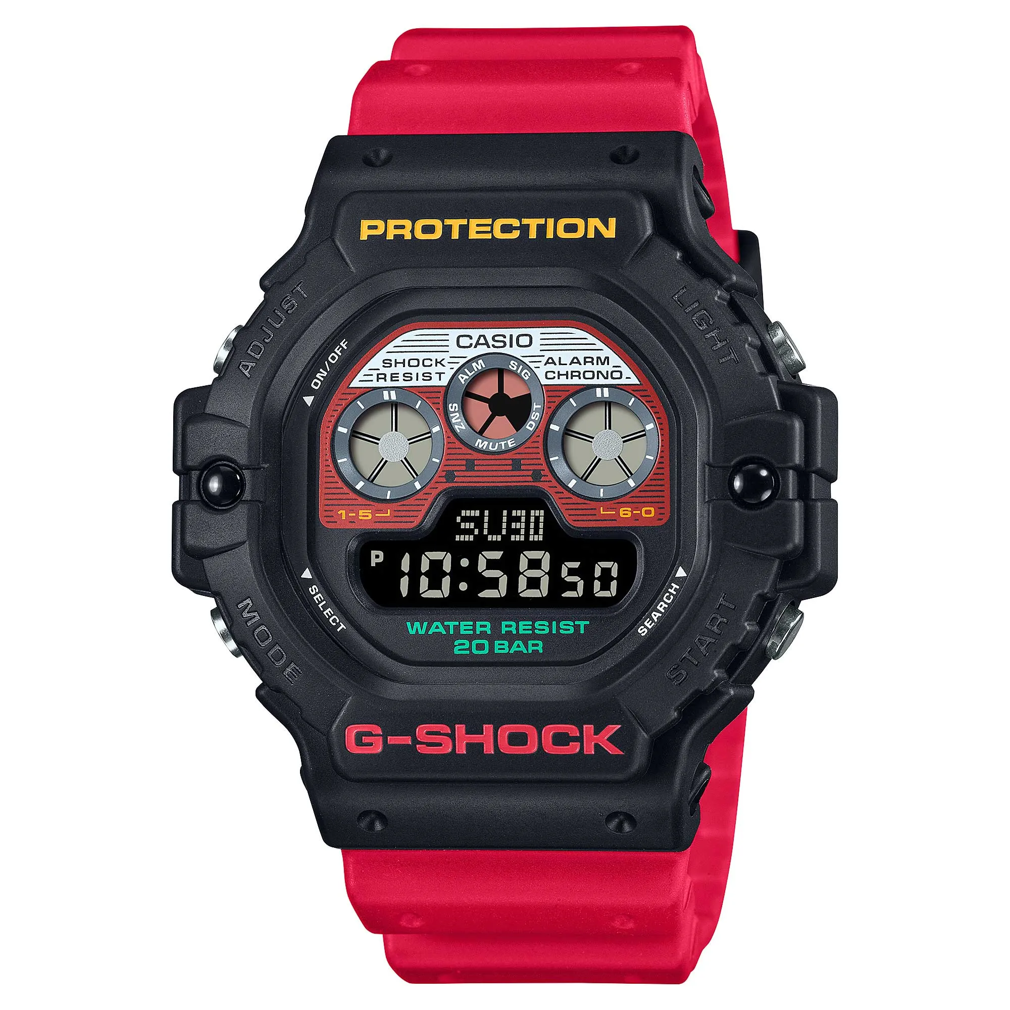 Casio G-Shock DW-5900 Lineup Mix Tape Series Watch DW5900MT-1A4 DW-5900MT-1A4