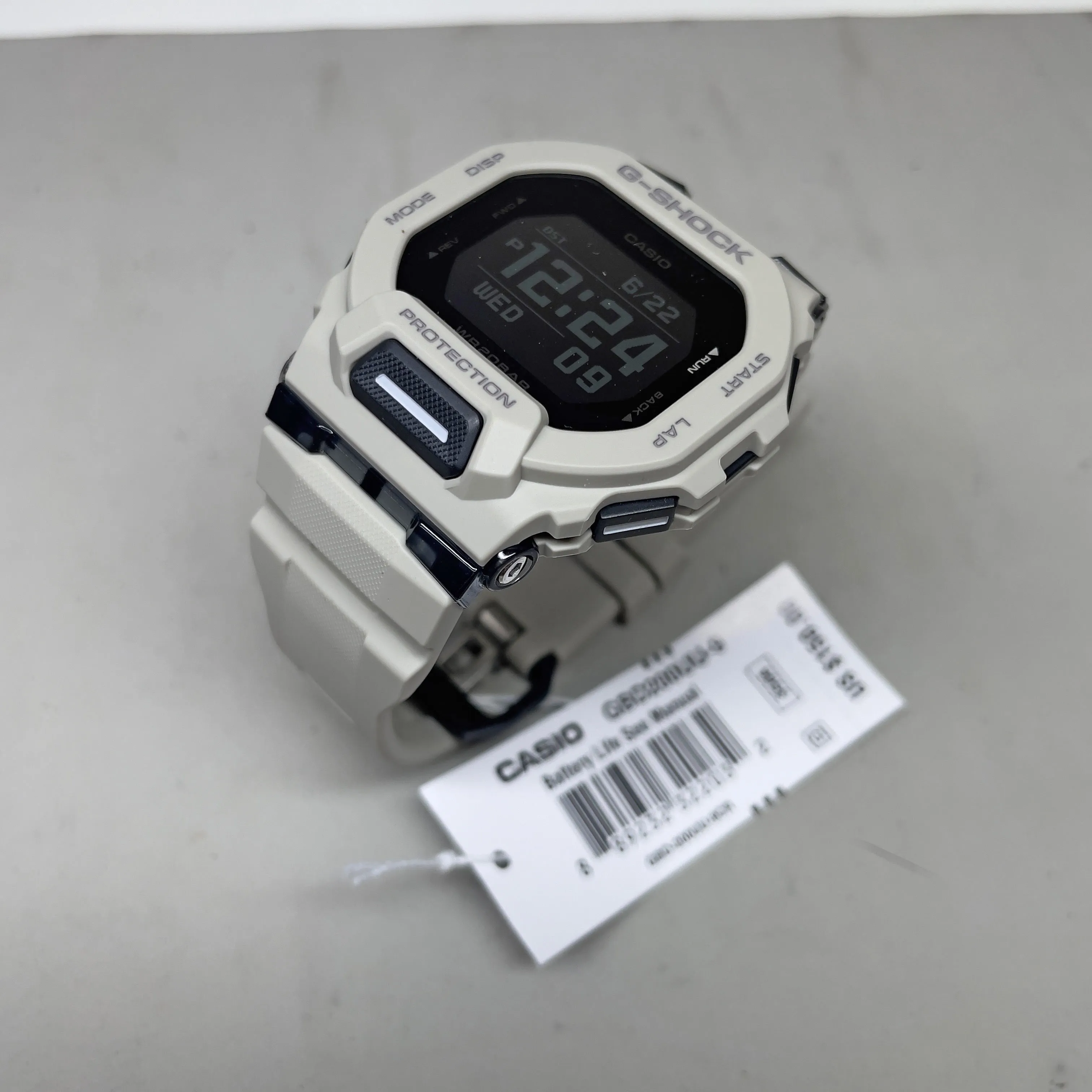 CASIO G-Shock GBD200UU-9 Utility Light Grey Watch Power Trainer Square Limited