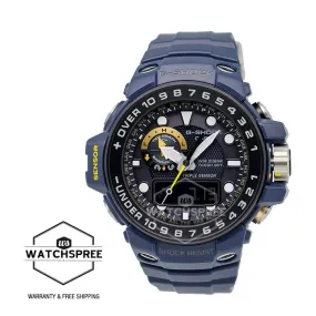 Casio G-Shock Master of G Gulfmaster Navy Blue Resin / Stainless Steel Watch GWN1000NV-2A