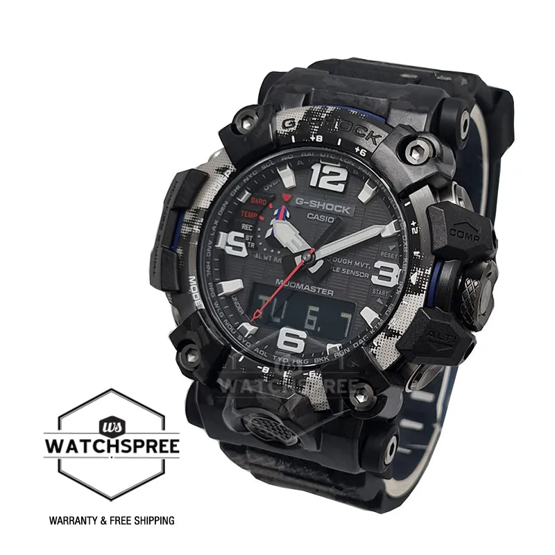 Casio G-Shock Master of G - Land Mudmaster Team Land Cruiser Toyota Auto Body Tie-up Model Mud and Sand Splatter Pattern Resin Band Watch GWG2000TLC-1A GWG-2000TLC-1A