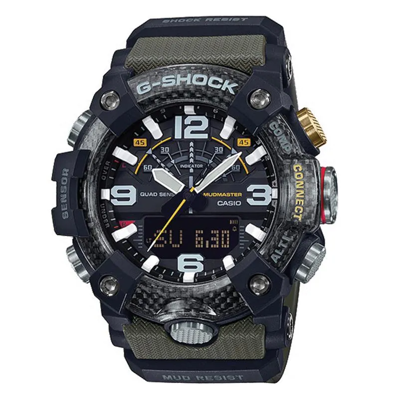 Casio G-Shock Master Of G Series Mudmaster Green Resin Band Watch GGB100-1A3 GG-B100-1A3 (LOCAL BUYERS ONLY)