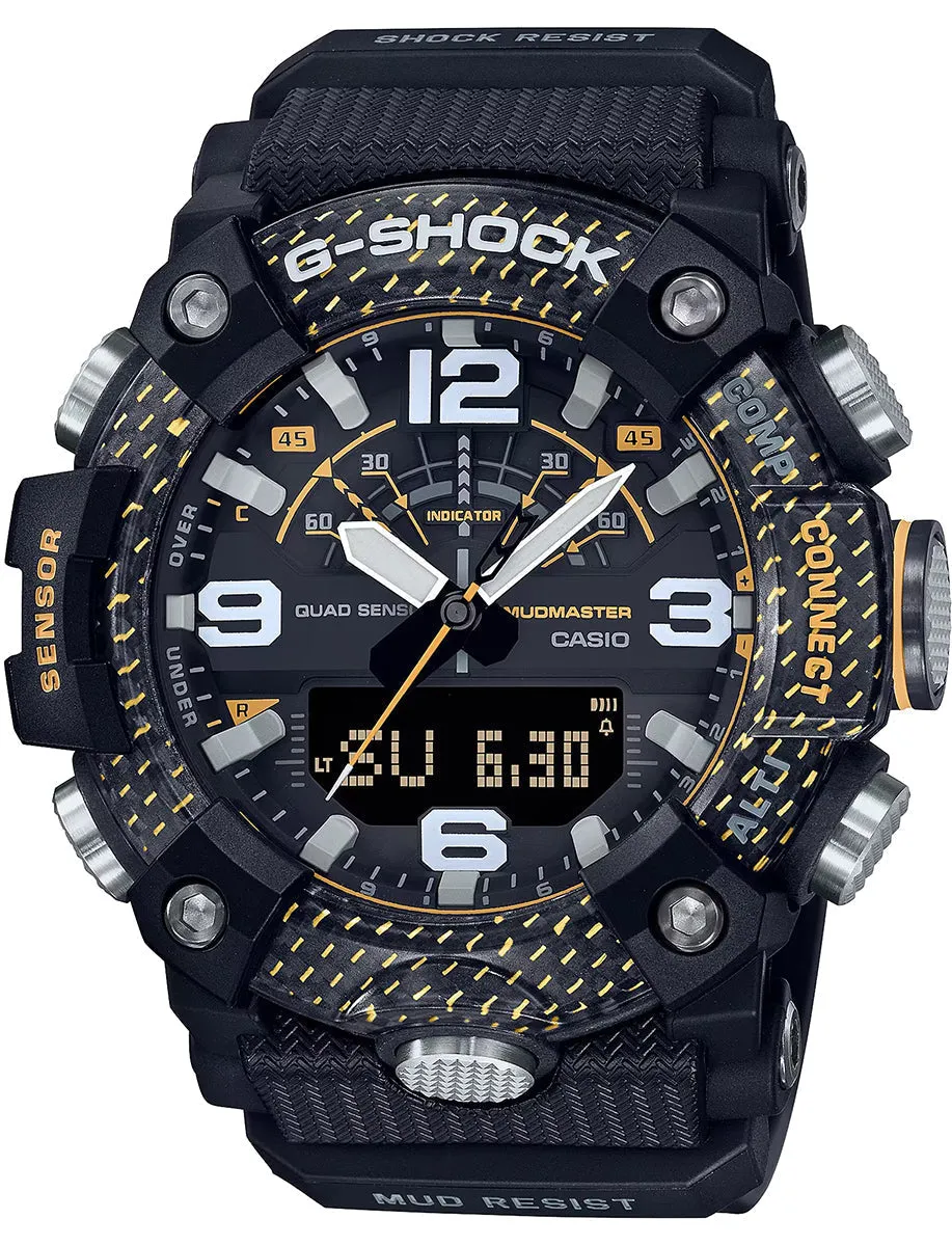 Casio G-Shock 'Master of G' Yellow Rescue Series MUDMASTER Mens Watch GGB100Y-1A