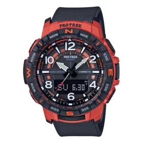 Casio Pro Trek PRT-B50 Series Quad Sensor Black Resin Band Watch PRTB50-4D PRT-B50-4D PRT-B50-4