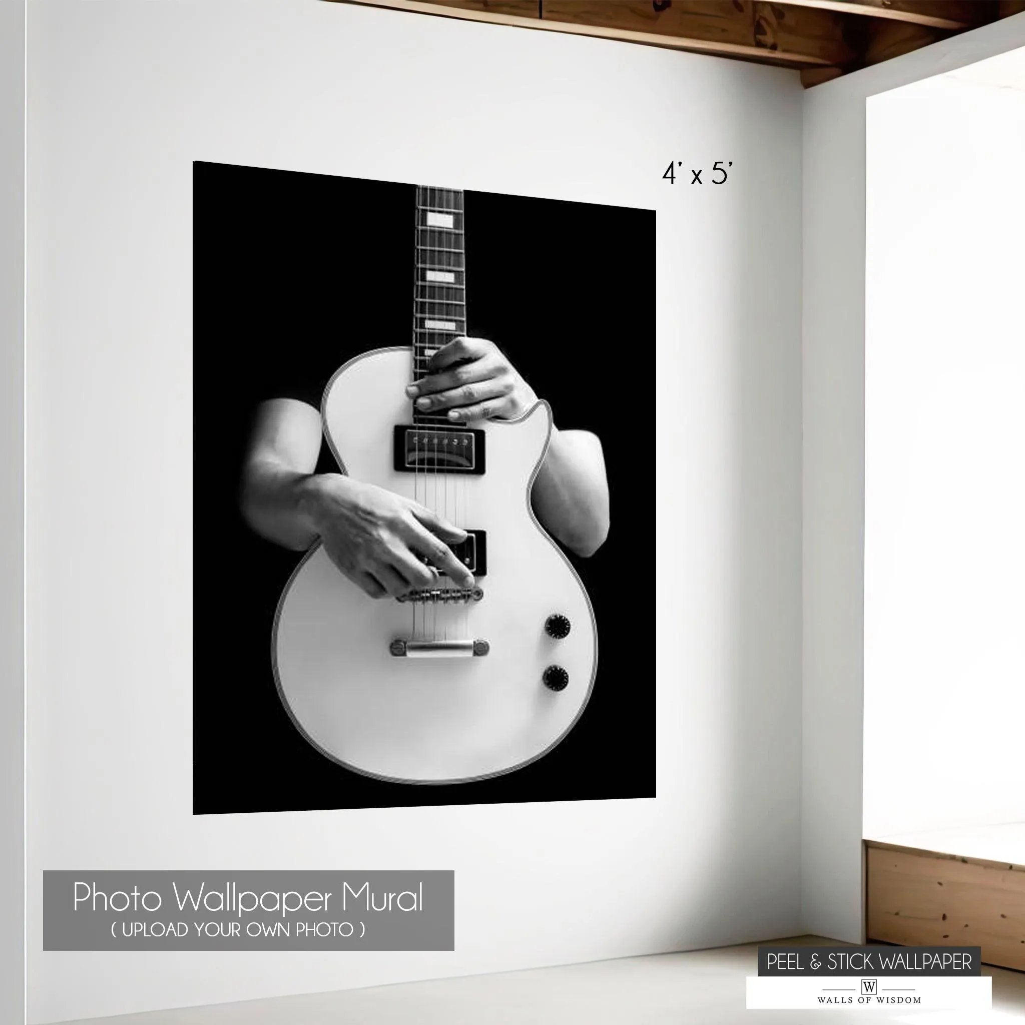 Custom Peel and Stick Wallpaper Photo Mural | Personalized Wall Murals for Home & Business Decor