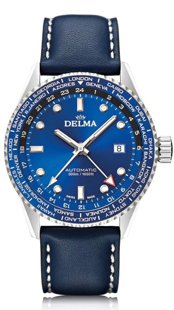 DELMA - Cayman Worldtimer Auto | 41601.710.6.041