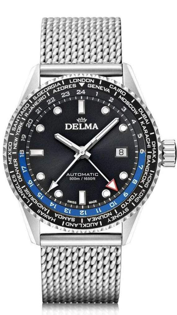 DELMA - Cayman Worldtimer Auto | 41801.710.6.031