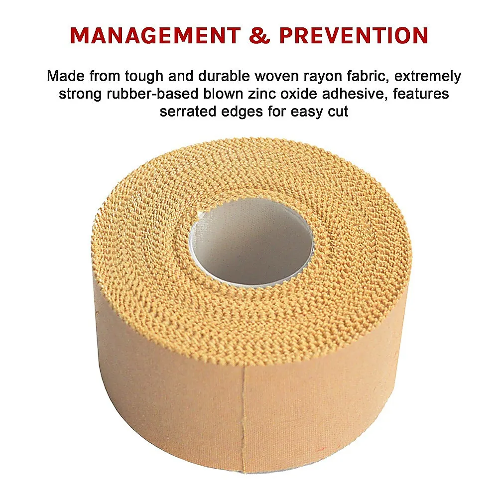 Durable Rayon Rigid Sports Strapping Tape - 3 Rolls