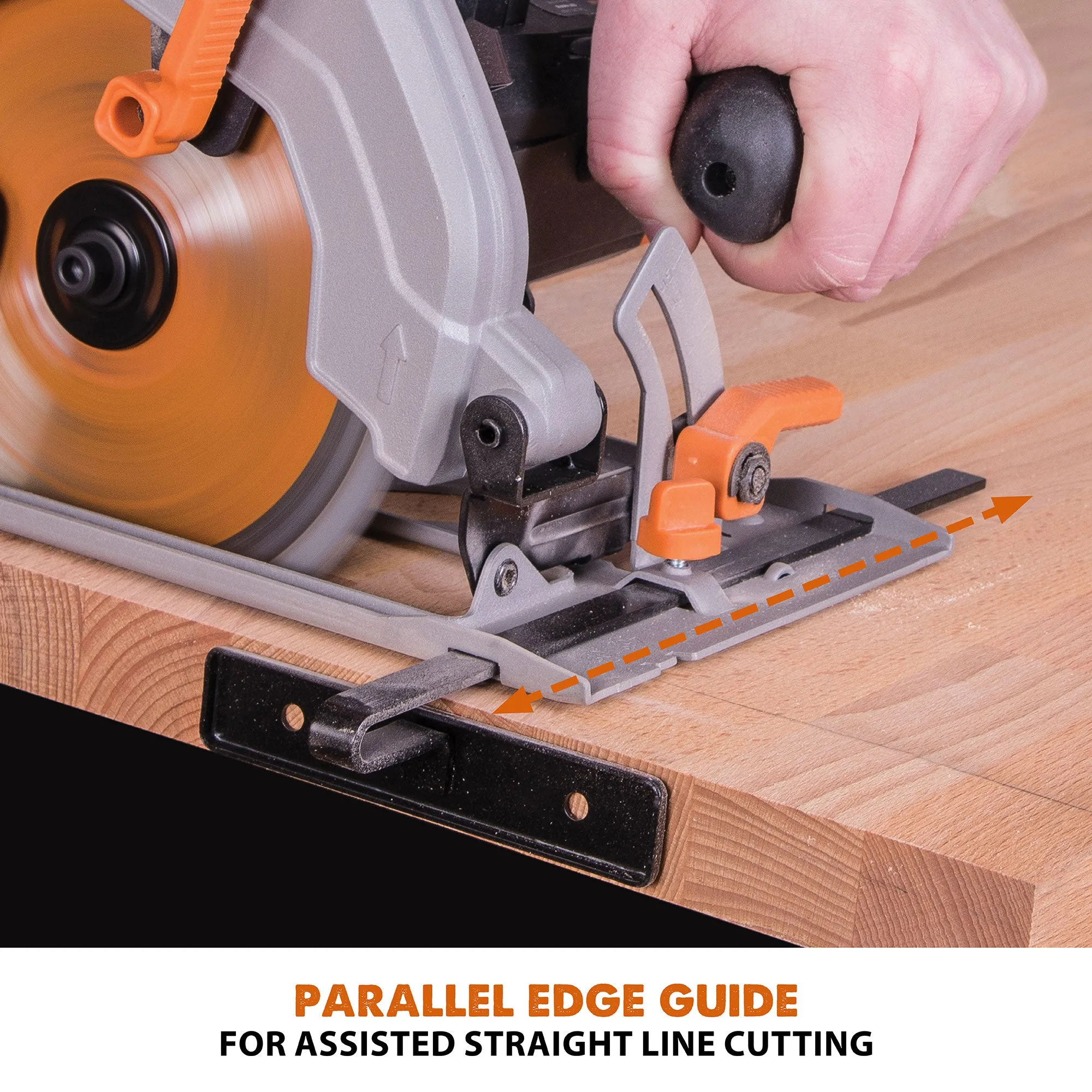 Evolution R185CCSL: Multi-Material Cutting Circular Saw 7-1/4 in. Blade (Refurbished Like New)