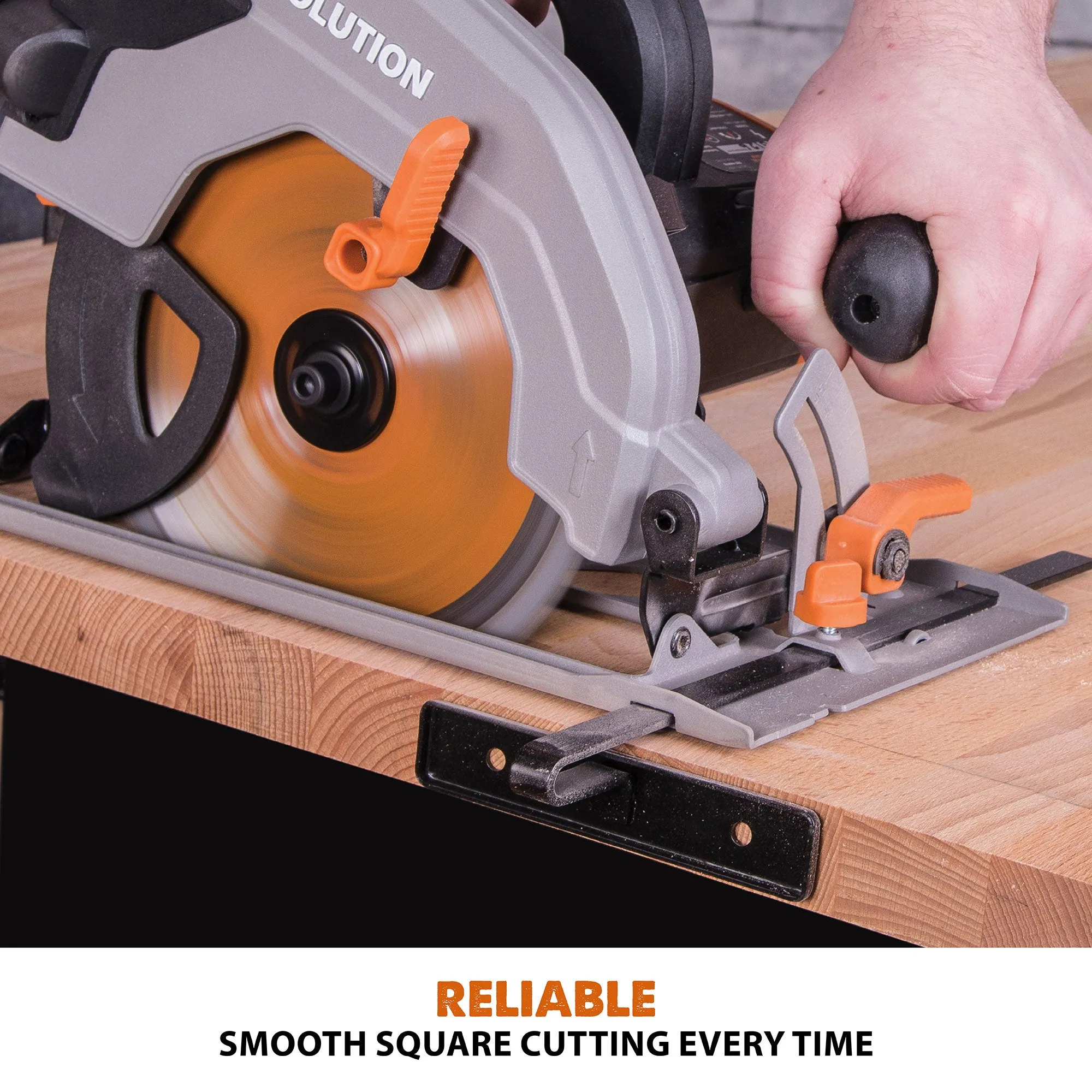 Evolution R185CCSL: Multi-Material Cutting Circular Saw 7-1/4 in. Blade (Refurbished Like New)