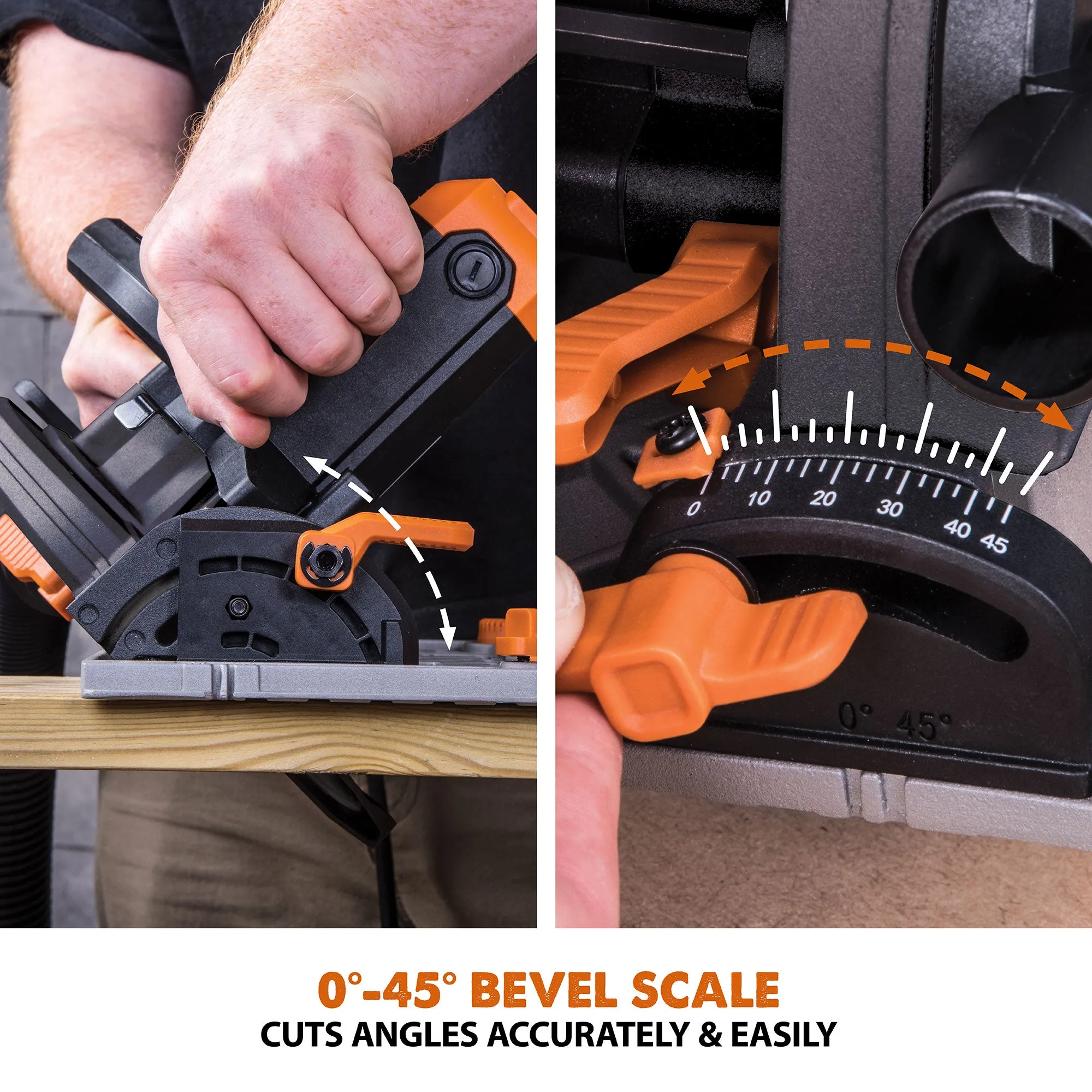 Evolution R185CCSX: Multi-Material Cutting Circular Saw 7-1/4 in. Blade (Refurbished Like New)