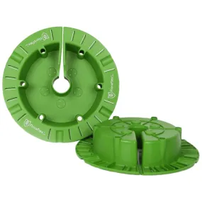 FloraFlex Round Flood and Drip Shield with Gravity Drippers