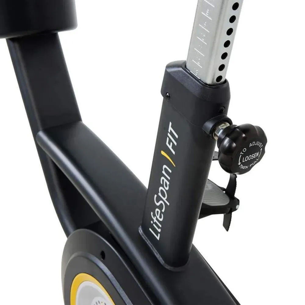 LifeSpan Fitness Light-Commercial Hometrainer Upright Bike C5i Self-Generating