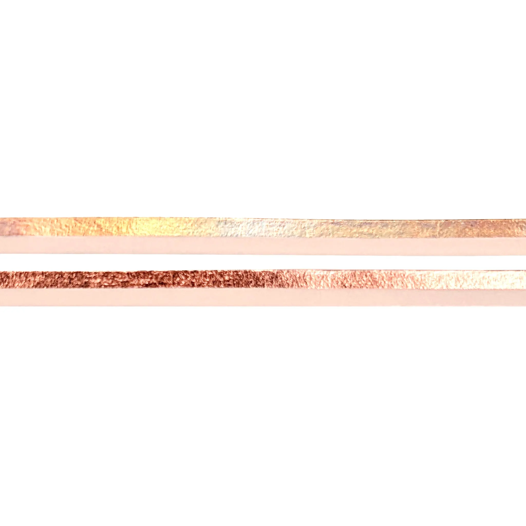 Light Pink Color Block washi set of 2 (5mm   rose pink / rose gold holographic foil)