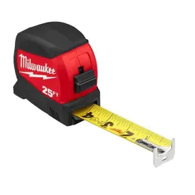 Milwaukee 48-22-0425 25ft Compact Wide Blade Tape Measure