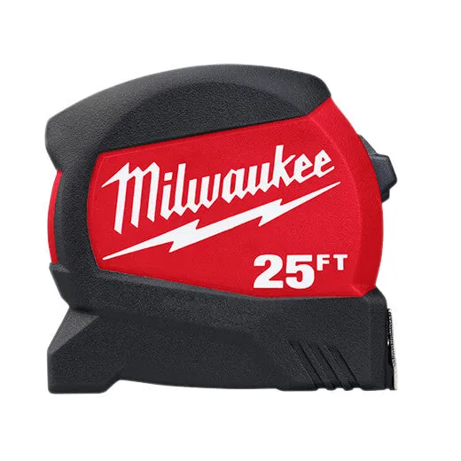 Milwaukee 48-22-0425 25ft Compact Wide Blade Tape Measure