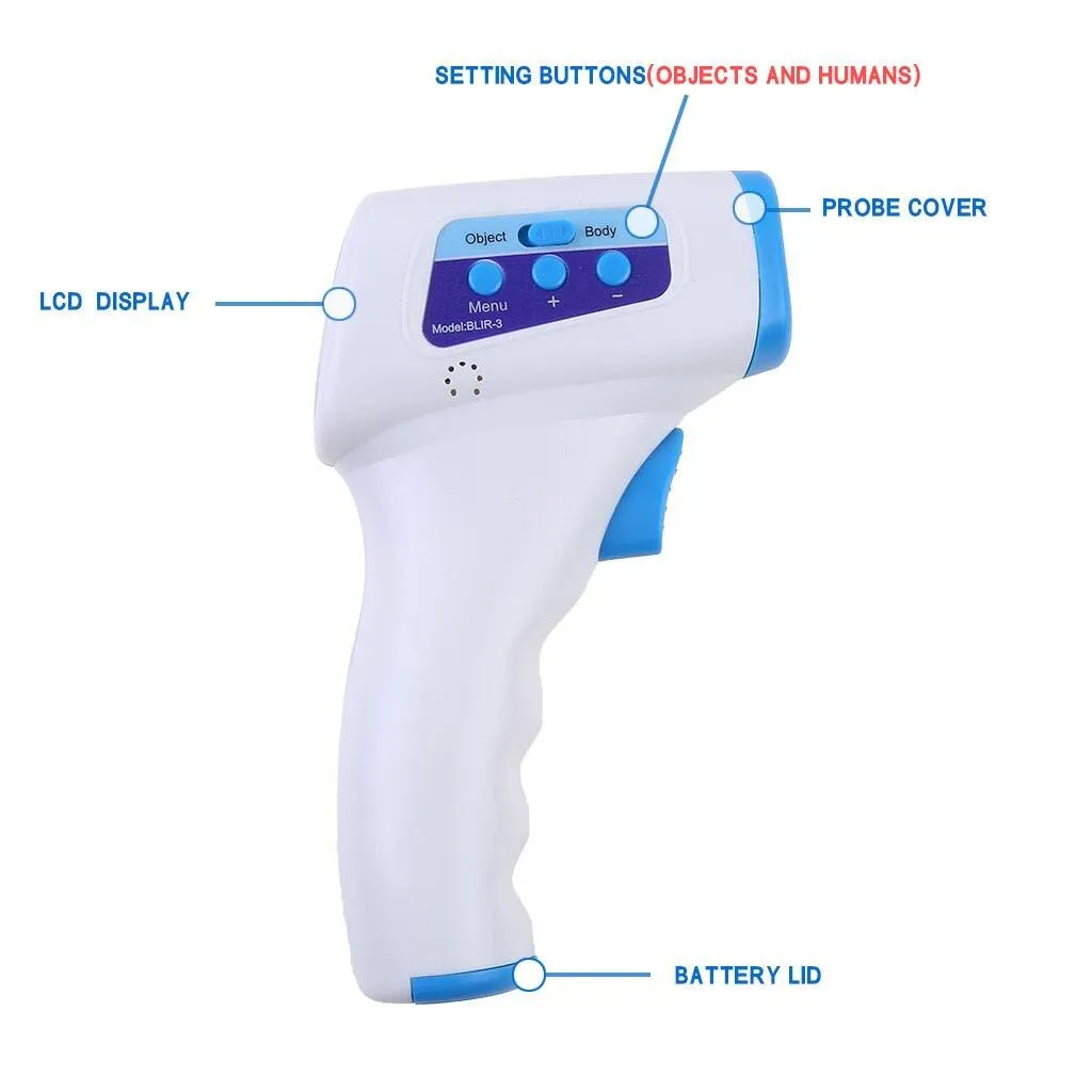 No Contact Infrared Forehead Thermometer, No Touch