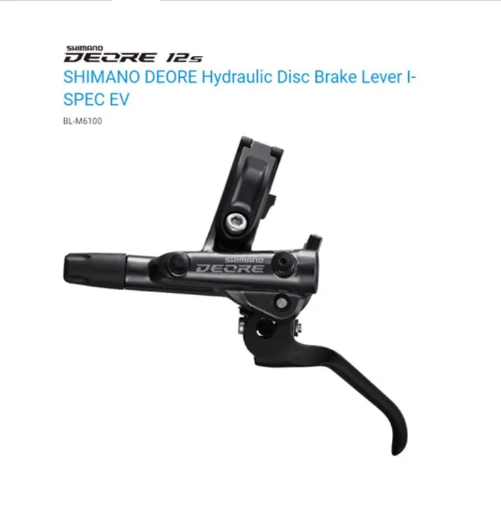 Shimano MTB Hydraulic Disc Brake Set M6100 Deore with Brake Lever BL-M6100 & Brake Caliper BR-M6100